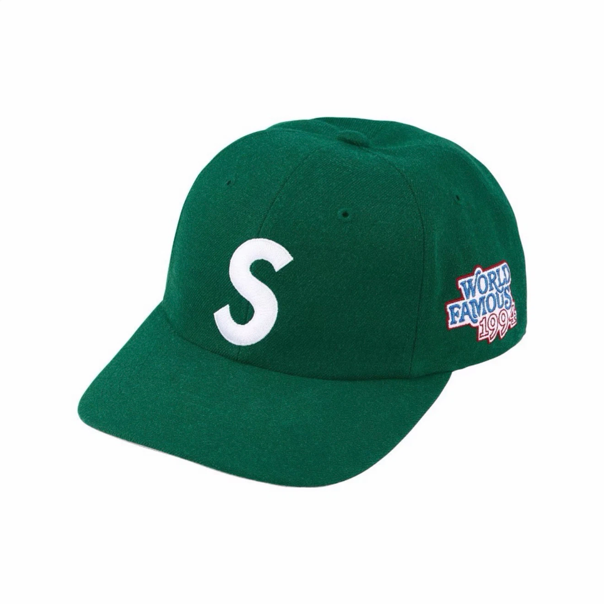 Supreme 26ss World Famous S Logo 6-Panel Baseball Cap