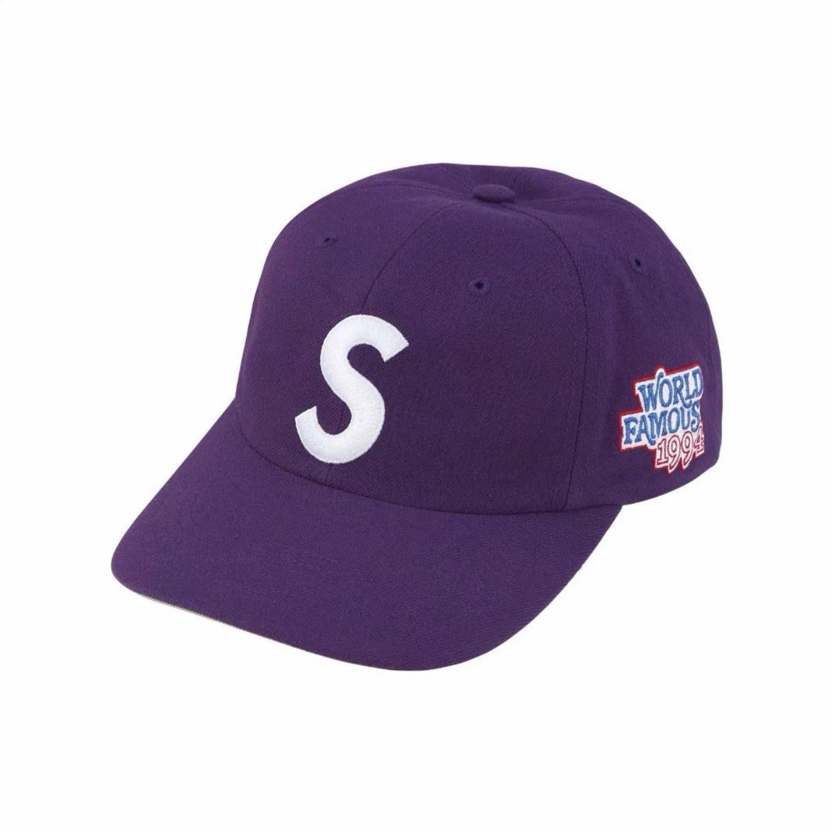 Supreme 26ss World Famous S Logo 6-Panel Baseball Cap