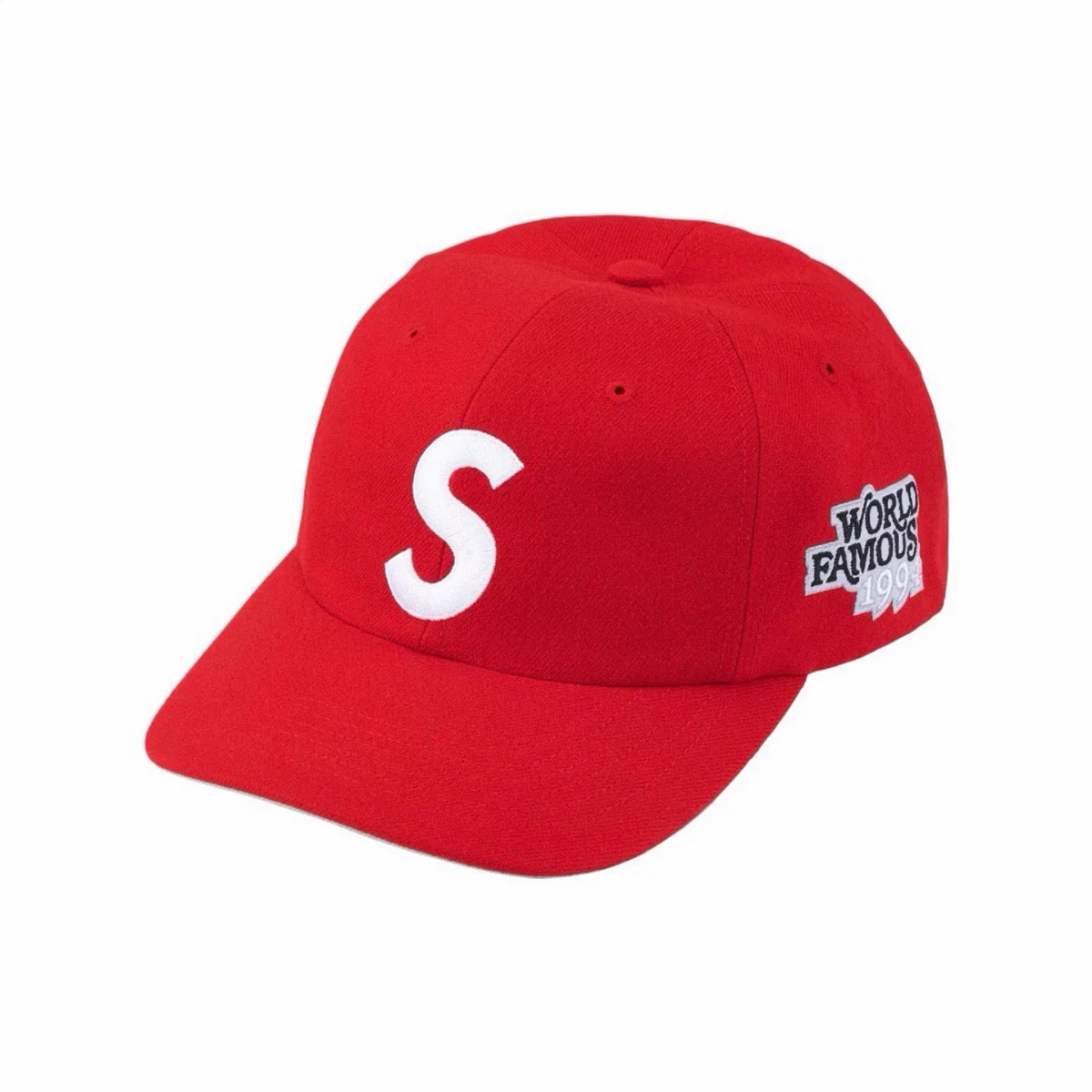 Supreme 26ss World Famous S Logo 6-Panel Baseball Cap
